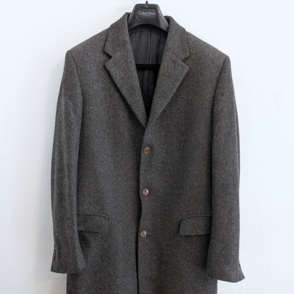 SOLD Calvin Klein Collection wool overcoat, size 40R
